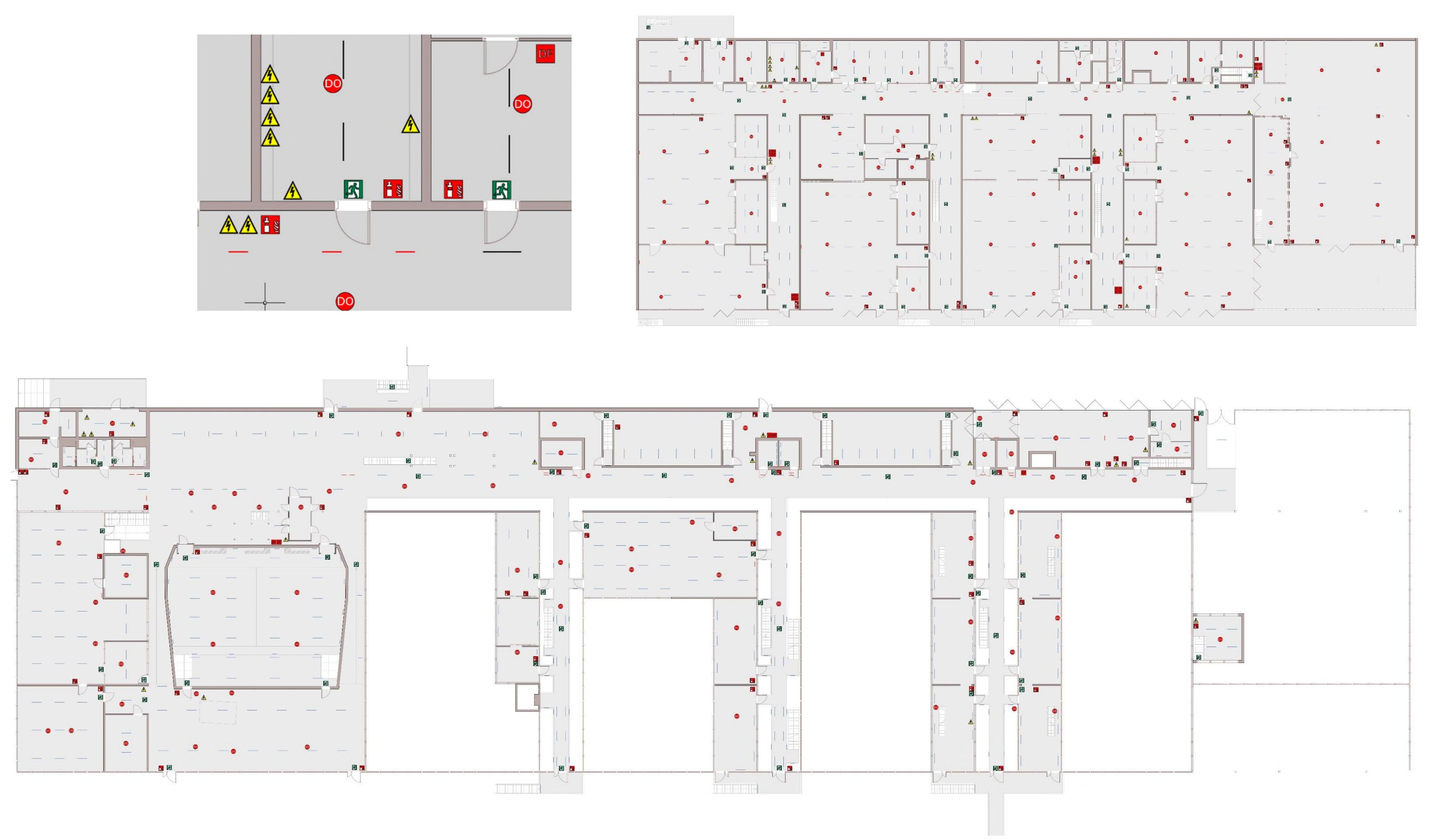 Relevé intérieur et façades d'une boulangerie